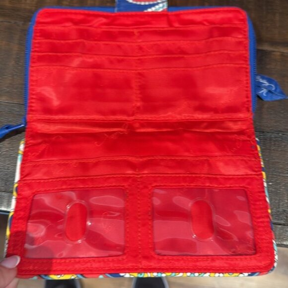 Vera Bradley Turn-lock Wallet/Clutch (Marina Paisley)(#10913-141) EUC - Picture 7 of 7